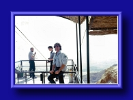 Thumbnail Riding cable car operator at the top of Masada